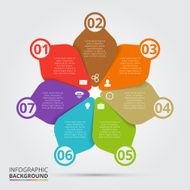 Vector circle element for infographic N42