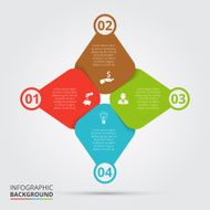 Vector circle element for infographic N43