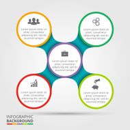 Vector circle element for infographic N44