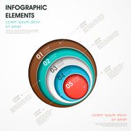 abstract circle infographics N2
