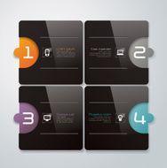 Infographics vector design template N166