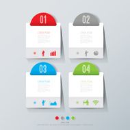 Infographics vector design template N167