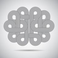 Geometric lines design