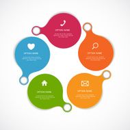Infographic Templates for Business Vector Illustration N624