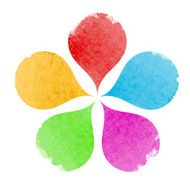 Abstract Watercolor Splash Element Vector Illustration N4