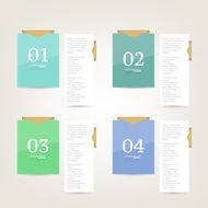Infographics design template Business concept with 4 options N14
