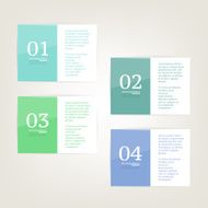 Infographics design template Business concept with 4 options N15