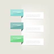 Infographics design template Business concept with 3 options N7