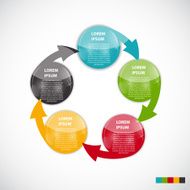 Infographic Templates for Business Vector Illustration N628