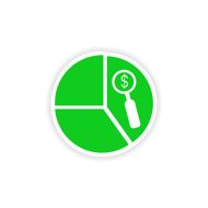icon sticker realistic design on paper chart N6