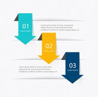 Vector colorful info graphics for your business presentations N167