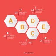 Infographics chart modern design vector illustration