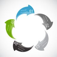 Infographic Templates for Business Vector Illustration N643