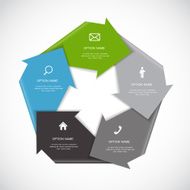 Infographic Templates for Business Vector Illustration N646