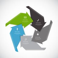 Infographic Templates for Business Vector Illustration N647