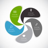 Infographic Templates for Business Vector Illustration N652