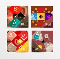 Set of abstract geometric shapes with options N63