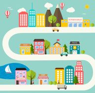Small town urban landscape N5