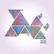 Modern colorful geometric background