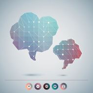 Modern colorful geometric background N2