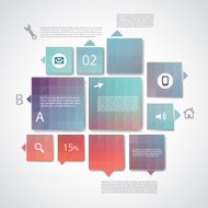 Vector geometric flyer design