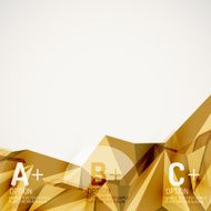 Geometric shapes in the air Vector abstract background N276