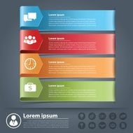 Arow business infographics