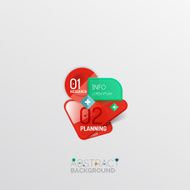 Geometric abstract shape infographic layouts N24