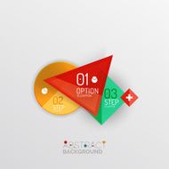 Geometric abstract shape infographic layouts N26