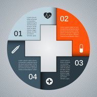 Modern vector template for your medical project N10