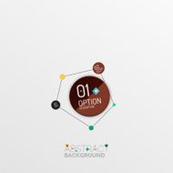 Geometric abstract shape infographic layouts N28