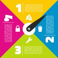 Colorful infographic design