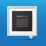 3D bubble talk frame N9