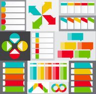 Big Set of Infographic Banner Templates for Your Business Vector N5
