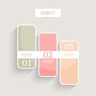 Infographics design template Business concept with 3 options N10