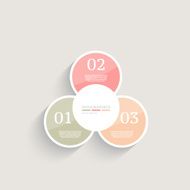 Infographics design template Business concept with 3 options N13