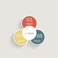 Infographics design template Business concept with 3 options N14
