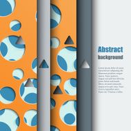 Brochure template with abstract background N21