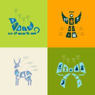 Christmas flat infographic N38