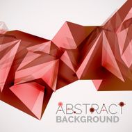 Geometric shapes in the air Vector abstract background N281