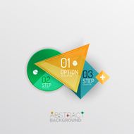 Geometric abstract shape infographic layouts N31