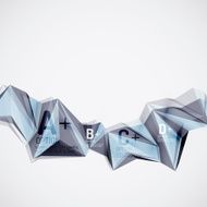 Geometric shapes in the air Vector abstract background N290