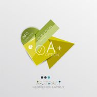 Modern abstract geometric info banner N194