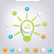 Modern infographic design with place for your text Business concept