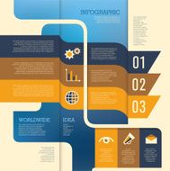 Conceptual info graphic design