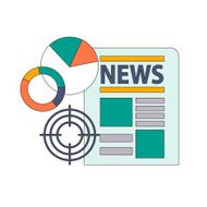 Vector set of flat and colorful concepts on business finance