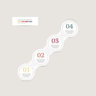 Infographics design template Business concept with 4 options N16