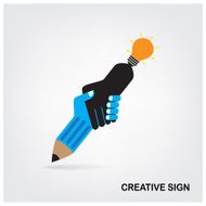 Handshake abstract sign creative sign
