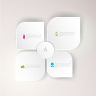ECO green infographic can be use for banner vector