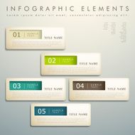 abstract 3d tag infographics N11